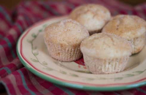 Plate of muffins